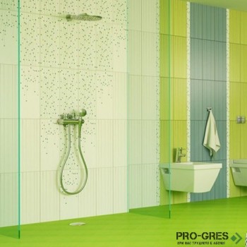 Плочки за баня Superceramica Saba Azul and Pistacho 20×50 см