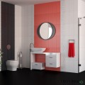 Плочки за баня Superceramica Saba Rojo and Negro 20×50 см