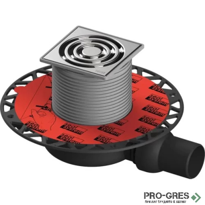 Подов сифон 100х100мм, TECE DRAINPOINT S 3601102