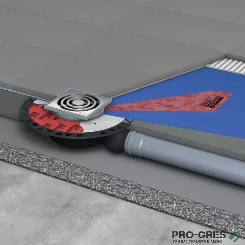 Подов сифон 100х100мм TECE DRAINPOINT S 3601100