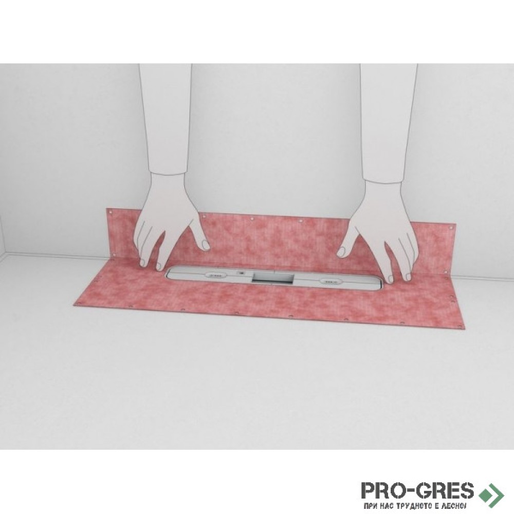 Тяло за вграждане за лентов сифон TECE Drainprofile 673001
