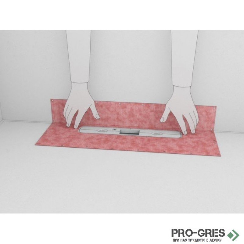 Тяло за вграждане за лентов сифон TECE Drainprofile 673001