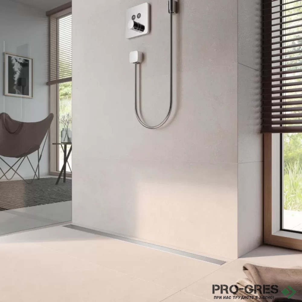 Линеен сифон ф50мм, 70-80 см,H95мм TECE LINUS TILE
