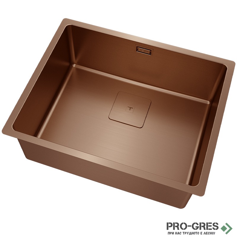 Иноксова мивка за вграждане 3-в-1, Metallic, Teka,  FlexLinea RS15 50.40, 115000025