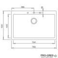 Гранитна мивка Teka  ForSquare 72.40 TG 115230000