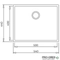 Подплотова гранитна мивка Teka Square 50.40 TG 115230021