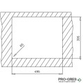 Подплотова гранитна мивка Teka Square 50.40 TG 115230023