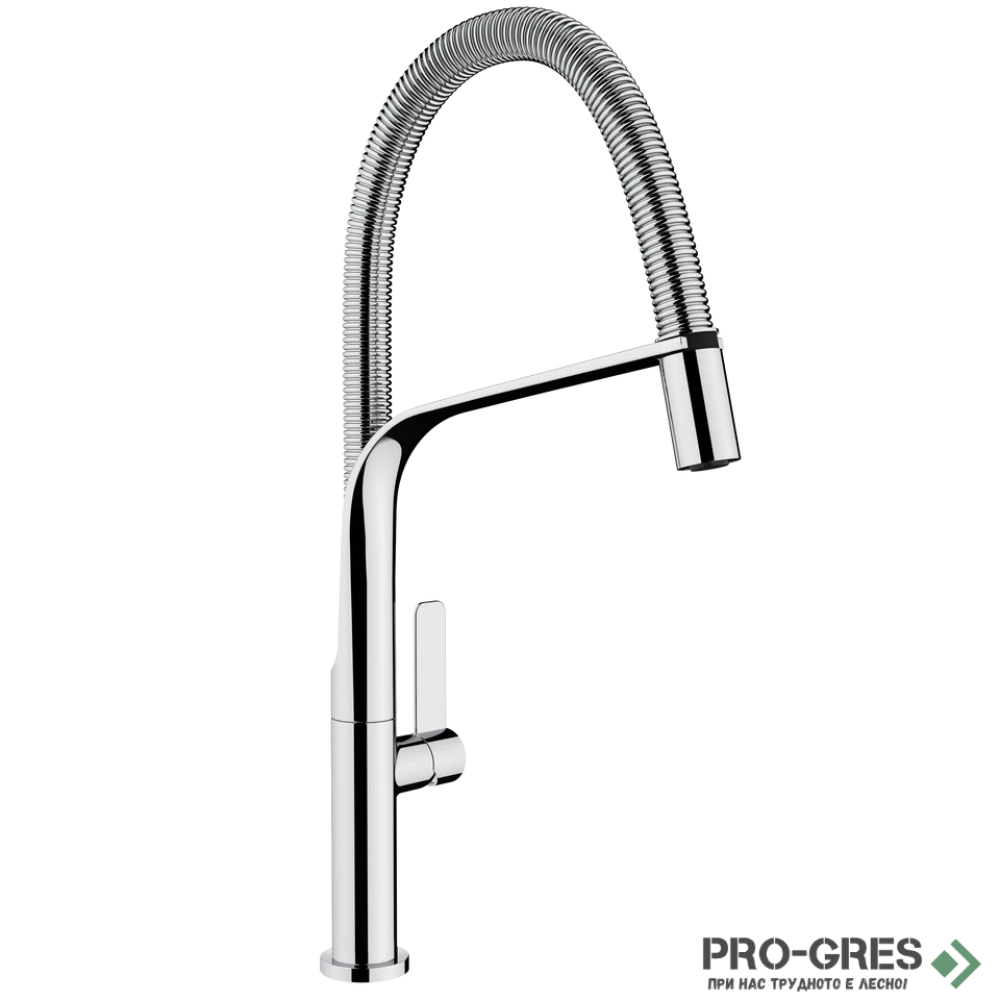 Кухненски смесител, подвижен душ, хром, TEKA, FO 999 ХРОМ, 629990200