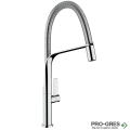 Кухненски смесител, подвижен душ, хром, TEKA, FO 999 ХРОМ, 629990200