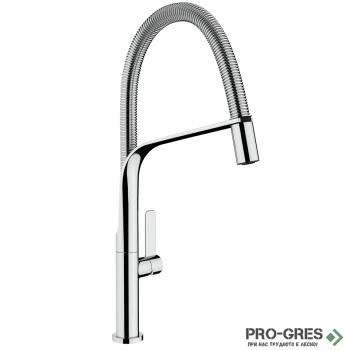 Кухненски смесител, подвижен душ, хром, TEKA, FO 999 ХРОМ, 629990200