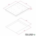 Индукционен плот за вграждане с 4 зони 60х51х5 см, черно стъкло, Teka, Easy IBC 64000