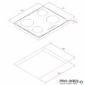 Индукционен плот за вграждане 60х51х5 см, черно стъкло, Teka, Easy IBR 64040