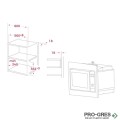 Микровълнова фурна за вграждане, инокс, Teka Easy MWE 202 FI