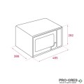 Свободностояща микровълнова фурна, бяла, Teka Easy MWE 230 G