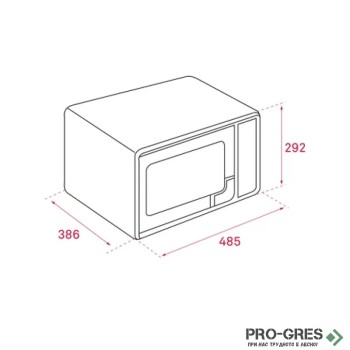 Свободностояща микровълнова фурна, бяла, Teka Easy MWE 230 G