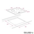 Стъклокерамичен плот за вграждане 60х51х6,3 см,Teka, Easy TB 6310
