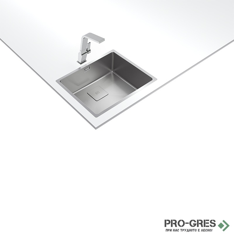 Иноксова мивка за вграждане 3-в-1, SoftTexture, Teka, FlexLinea RS15 50.40 M-XT 1B , 115000046