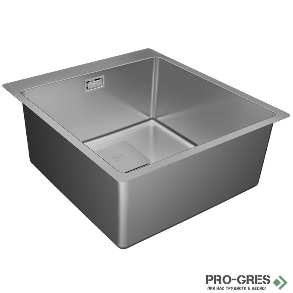 Иноксова мивка за вграждане, гладка, Teka, ForLinea RS15 40.40, 115000020