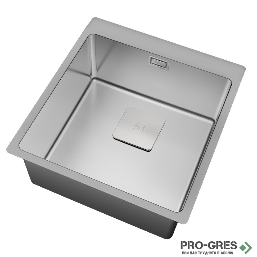 Иноксова мивка за вграждане, гладка, Teka, ForLinea RS15 40.40, 115000020
