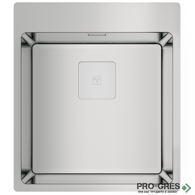 Иноксова мивка за вграждане, гладка, Teka, ForLinea RS15 40.40, 115000020