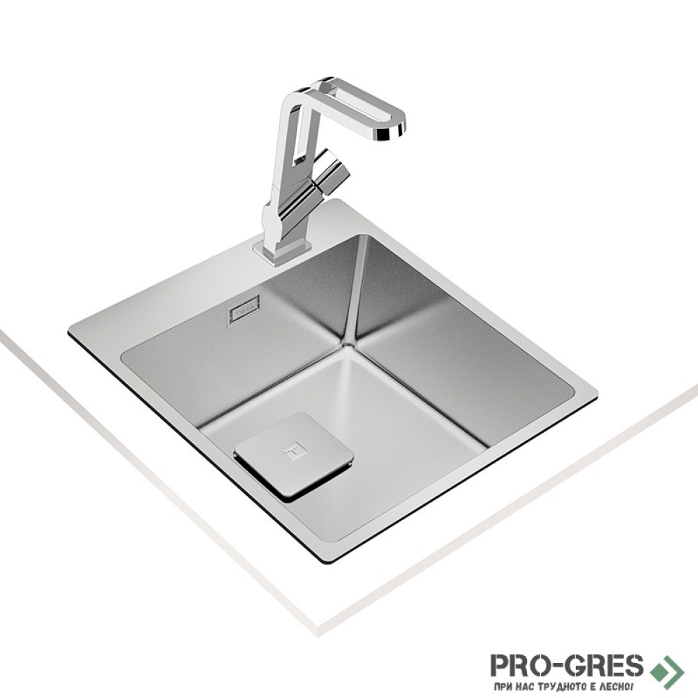Иноксова мивка за вграждане, гладка, Teka, ForLinea RS15 40.40, 115000020