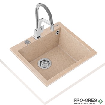 Гранитна мивка Teka ForSquare 50.40 TG 115230007 Гранитна мивка Teka ForSquare 50.40 TG 115230007