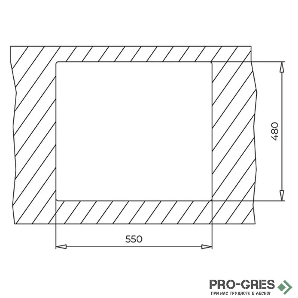 Гранитна мивка Teka ForSquare 50.40 TG 115230008