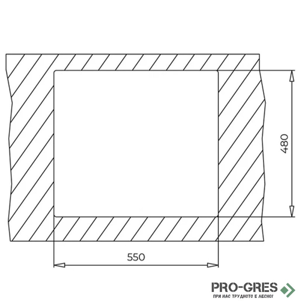 Гранитна мивка Teka ForSquare 50.40 TG 115230007
