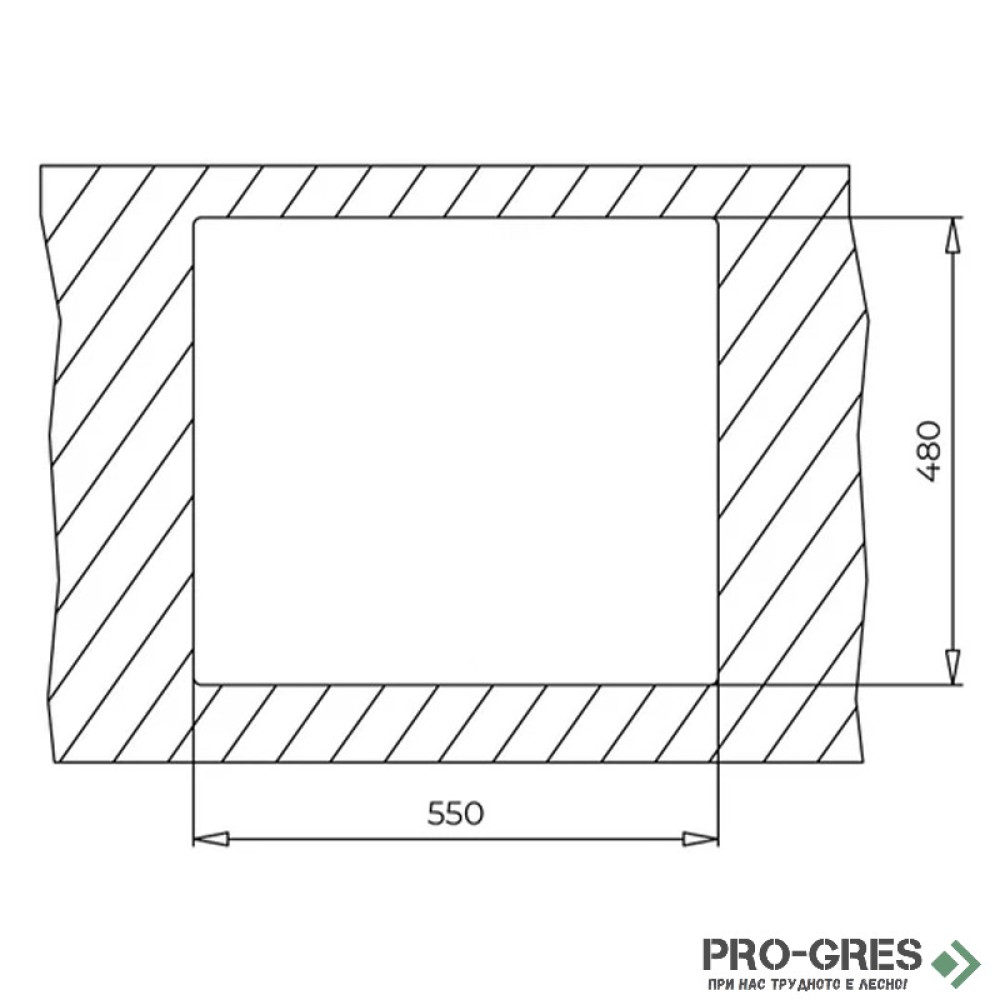 Гранитна мивка Teka ForSquare 50.40 TG 115230006