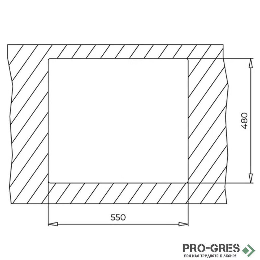 Гранитна мивка Teka ForSquare 50.40 TG 115230005