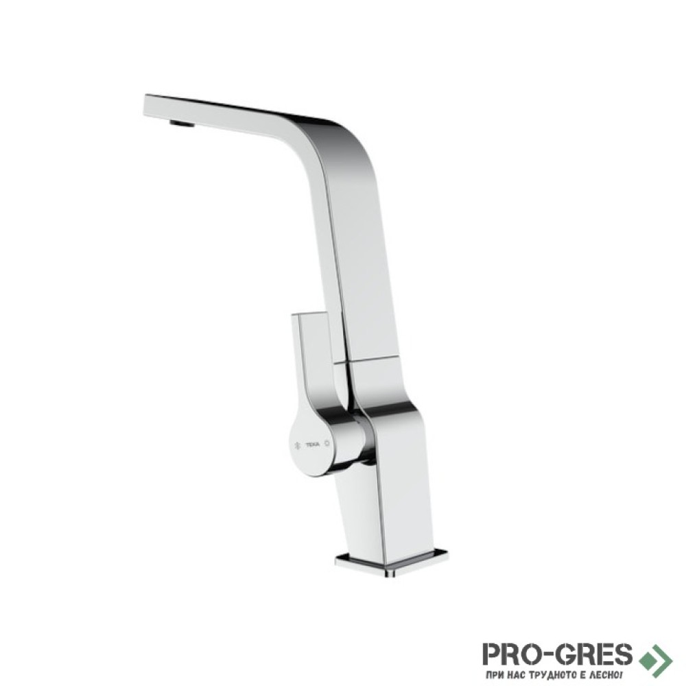Кухненски смесител, плосък въртящ се чучур, хром, Teka, ICON ICC 915 ХРОМ, 116030004