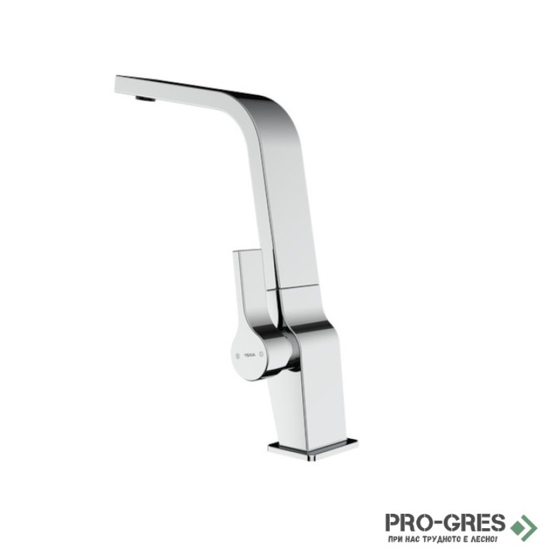 Кухненски смесител, плосък въртящ се чучур, хром, Teka, ICON ICC 915 ХРОМ, 116030004