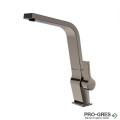 Кухненски смесител, плосък въртящ се чучур, титан, Teka, ICON ICC 915, 116030005