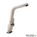 Кухненски смесител, плосък въртящ се чучур, титан, Teka, ICON ICC 915, 116030005