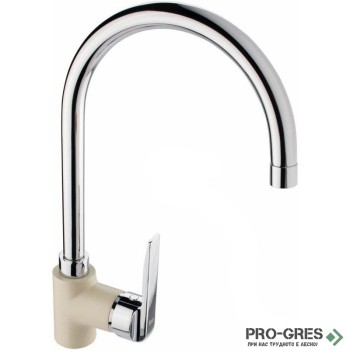 Кухненски смесител, въртящ се чучур, хром-сл. кост, Teka, INCA 995, 53995120T Кухненски смесител, въртящ се чучур, хром-сл. кост, Teka, INCA 995, 53995120T
