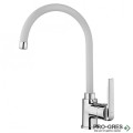 Кухненски смесител, въртящ се чучур, бял, Teka, INCA 995, 53995120FW