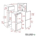 Хладилник с фризер за вграждане Teka Maestro CI3 350 NF EU Е.401.3.БЯ