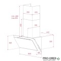 Абсорбатор за стенен монтаж 80х40,9х81-114см, Teka Maestro DVI 88 Infinity G1