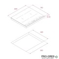 Индукционен плот за вграждане с 4 зони 60х51х5.3 см, 7200W, черен мат, Teka, Maestro IBF 64 Infinity G1