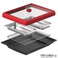 Пиролитична фурна черно стъкло с метална рамка, Teka, Maestro SteakMaster