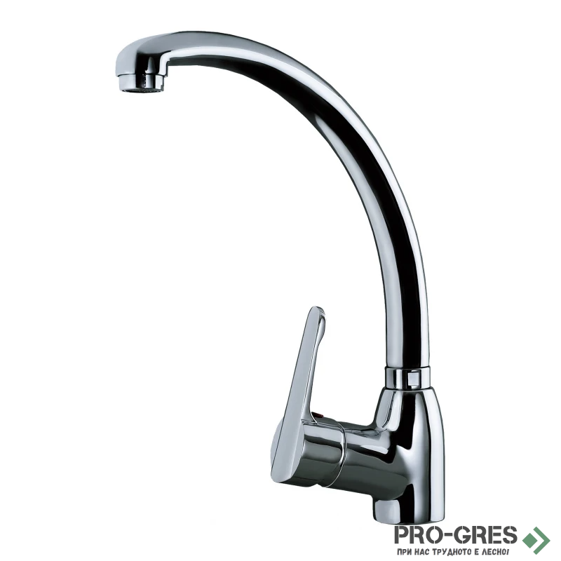 Кухненски смесител, въртящ се чучур, хром, Teka, MF-2 ProJECT, 8191462