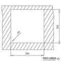 Подплотова гранитна мивка Teka Square 40.40 TG 115230027