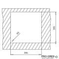 Подплотова гранитна мивка Teka Square 40.40 TG 115230025