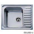 Иноксова мивка за вграждане, микролен, обръщаема, Teka, SUPER BOWL 1C, PA133M3001