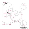 Мултифункционална фурна с 10 функции Teka Hydroclean PRO, Е.2105.ЧЧ