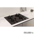 Газов плот за вграждане с 4 зони 60х51х9,8см, черен мат, Teka, Total GBC 64 Infinity G1