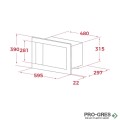 Микровълнова фурна за вграждане, инокс, Teka Total MS 620 BIS
