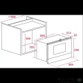 Микровълнова фурна за вграждане, ванилия, Teka Total MWR 22 BI