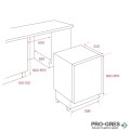 Хладилник с фризер за вграждане, бял, Teka, Total RSR41150BUEU Е.6019.1