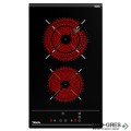 Стъклокерамичен плот за вграждане с 2 зони 30х51х5,8 см, 2900W, черен, Teka, Total TZC 32320